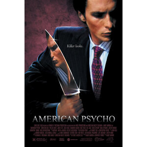 Karo-art Poster - American Psycho, 2000, Originele Filmposter, Premium Print, Professioneel Fotopapier Karo-art Poster - American Psycho, 2000, Originele Filmposter, Premium Print, Professioneel Fotopapier
