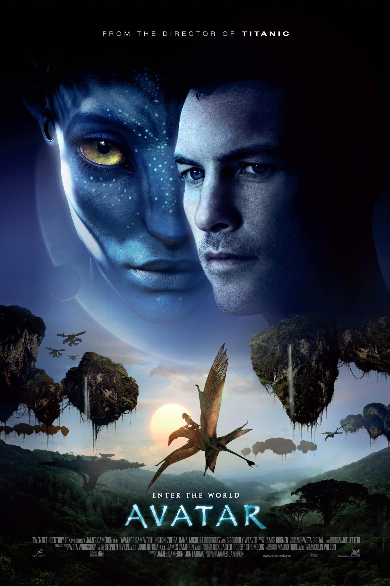 Poster-Avatar,2009, Originele Filmposter, Premium Print, Professioneel Fotopapier