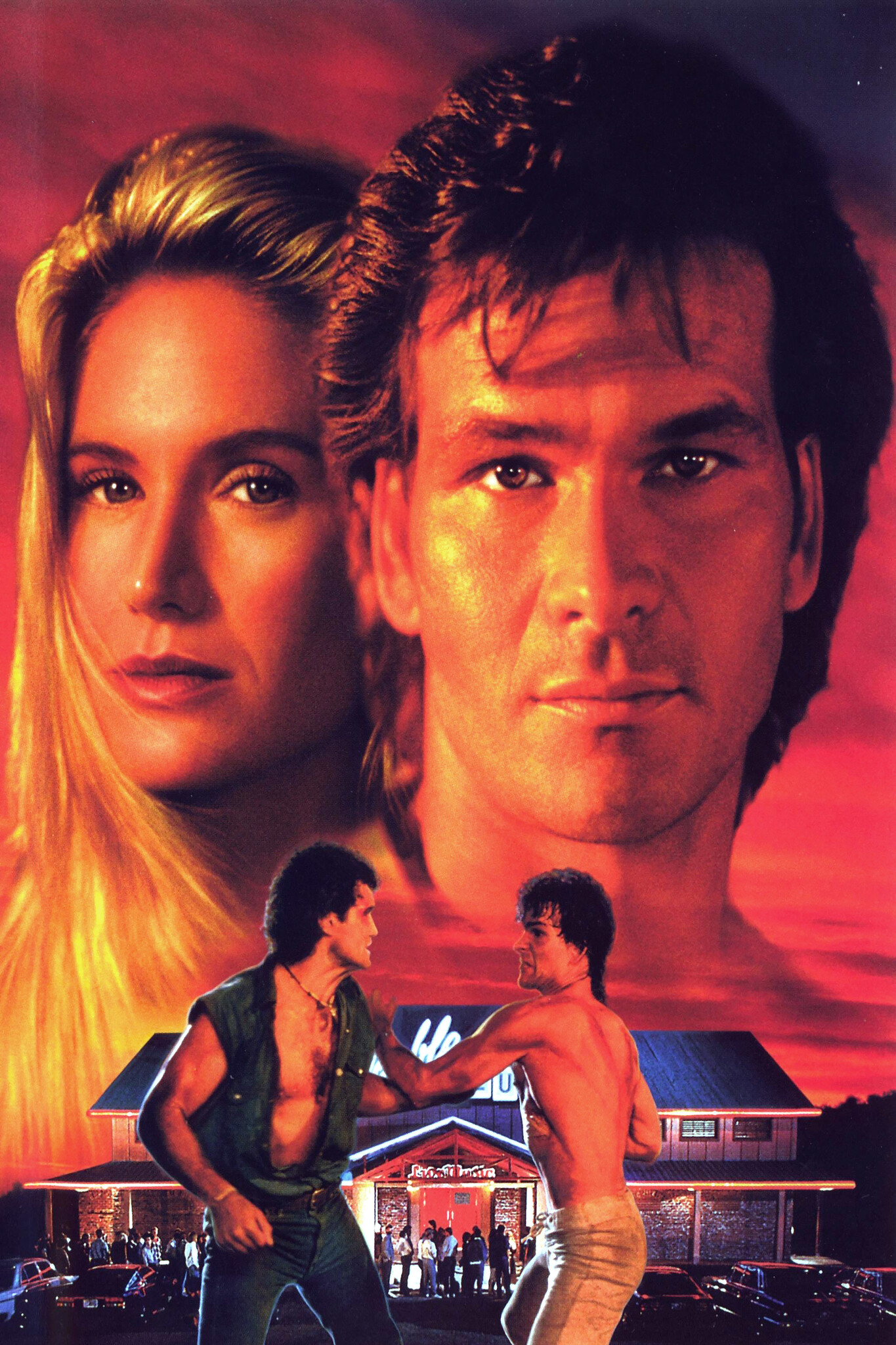Poster-Road House, 1989, Originele Filmposter, Premium Print, Professioneel Fotopapier afbeelding