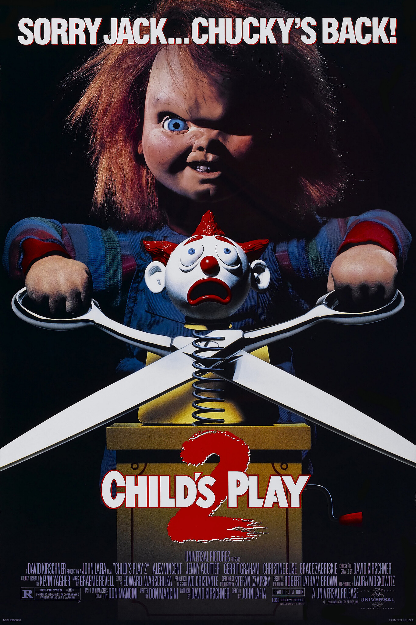 Poster-Child&apos;s Play 2, Originele Filmposter, Premium Print, Professioneel Fotopapier afbeelding