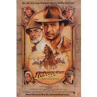 Poster-Indiana Jones and the last Crusade, 1989,Originele Filmposter, Premium Print, Professioneel Fotopapier Poster-Indiana Jones and the last Crusade, 1989,Originele Filmposter, Premium Print, Professioneel Fotopapier