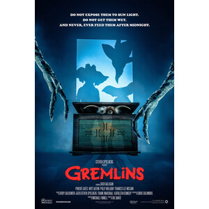 Karo-art Poster-Gremlins,1984, Originele Filmposter, Premium Print, Professioneel Fotopapier Karo-art Poster-Gremlins,1984, Originele Filmposter, Premium Print, Professioneel Fotopapier