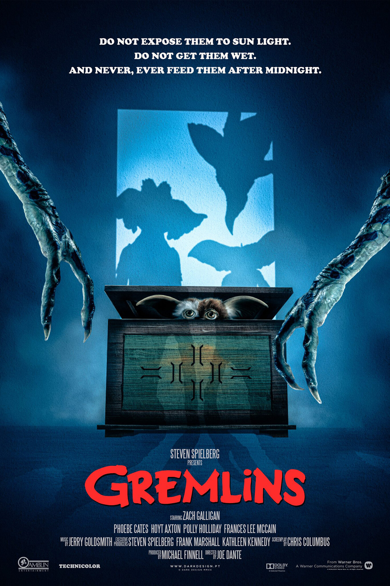 Poster-Gremlins,1984, Originele Filmposter, Premium Print, Professioneel Fotopapier Poster-Gremlins,1984, Originele Filmposter, Premium Print, Professioneel Fotopapier