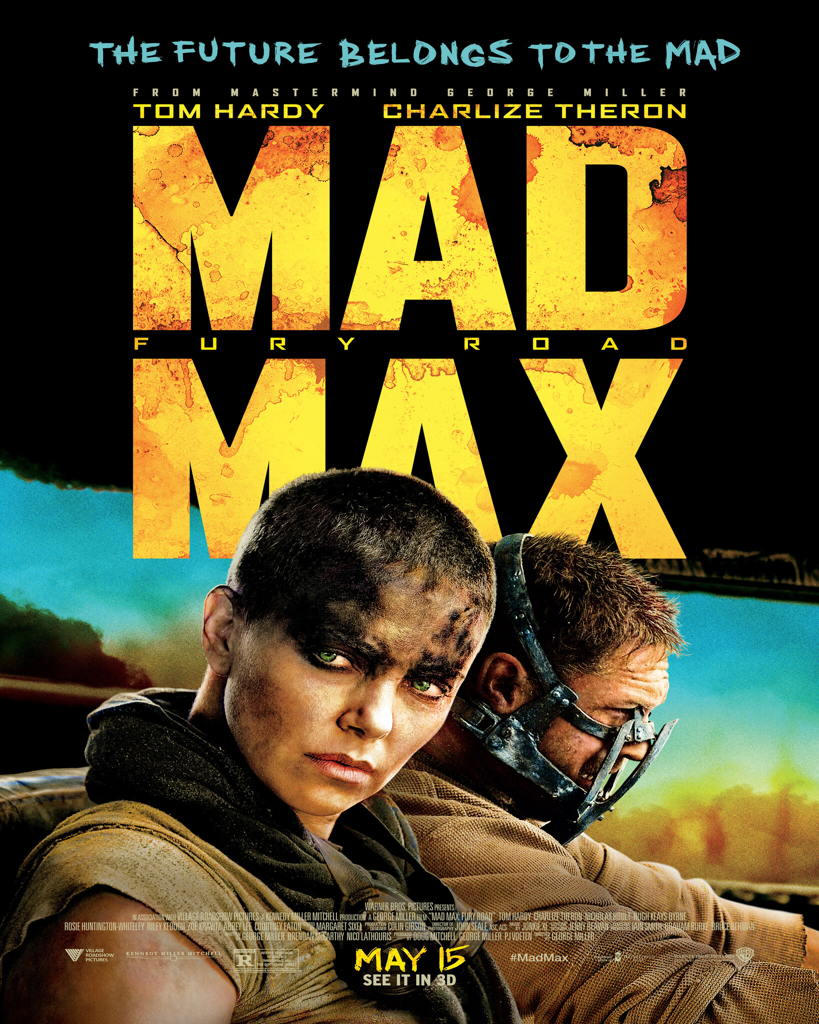 Poster- Mad Max Fury Road, 2015, Originele Filmposter, Premium Print, Professioneel Fotopapier Poster- Mad Max Fury Road, 2015, Originele Filmposter, Premium Print, Professioneel Fotopapier