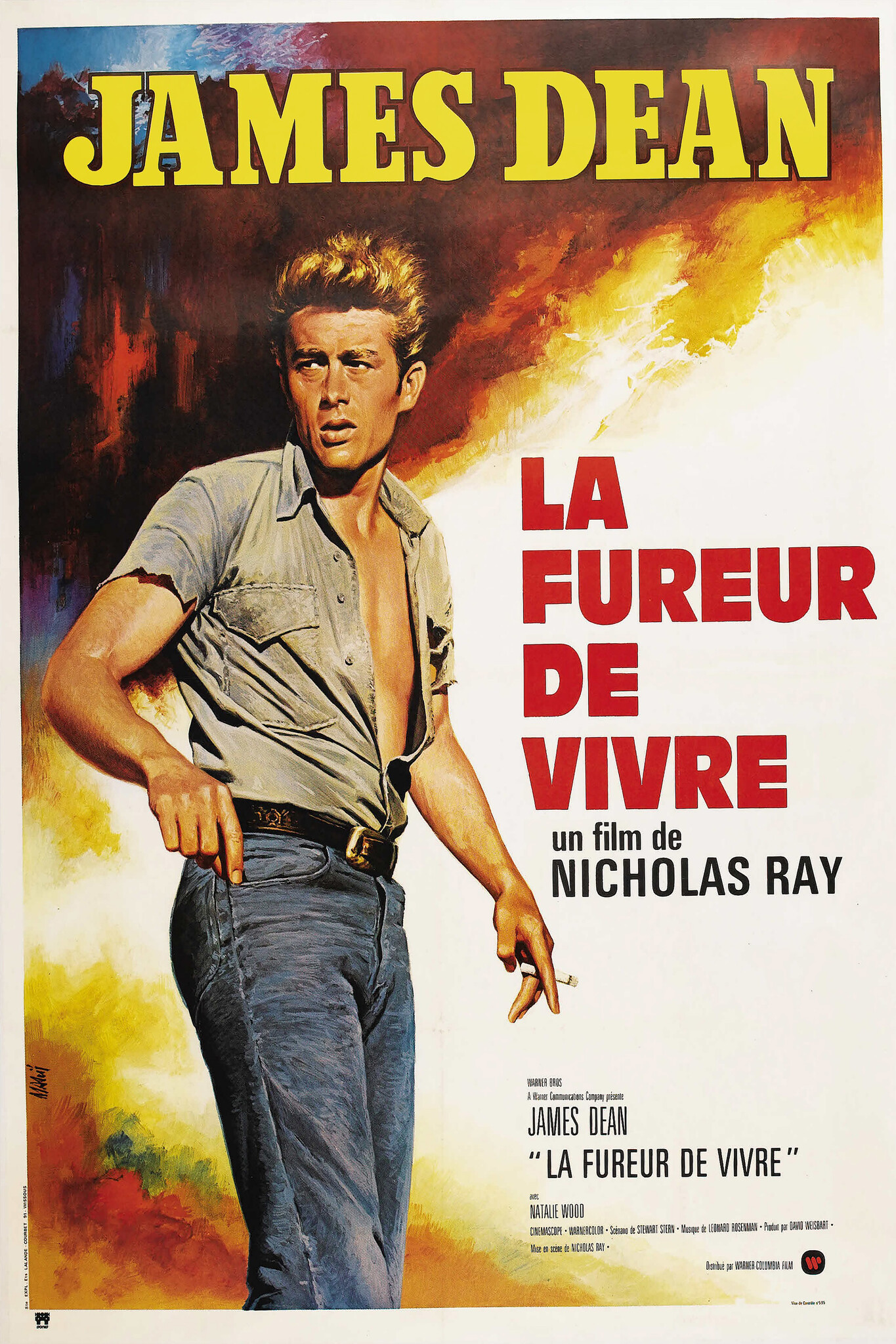 Poster-James Dean-La Fureur de Vivre,1955, Originele Filmposter, Premium Print, Professioneel Fotopa Poster-James Dean-La Fureur de Vivre,1955, Originele Filmposter, Premium Print, Professioneel Fotopa