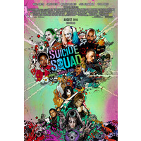 Poster - Suicide Squad, 2016, Originele Filmposter, Premium Print, Professioneel Fotopapier Karo-art Poster - Suicide Squad, 2016, Originele Filmposter, Premium Print, Professioneel Fotopapier