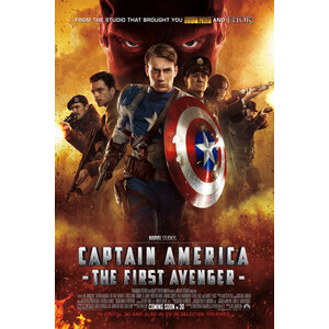 Karo-art Poster- Captain America , Originele Filmposter, Premium Print, Professioneel Fotopapier