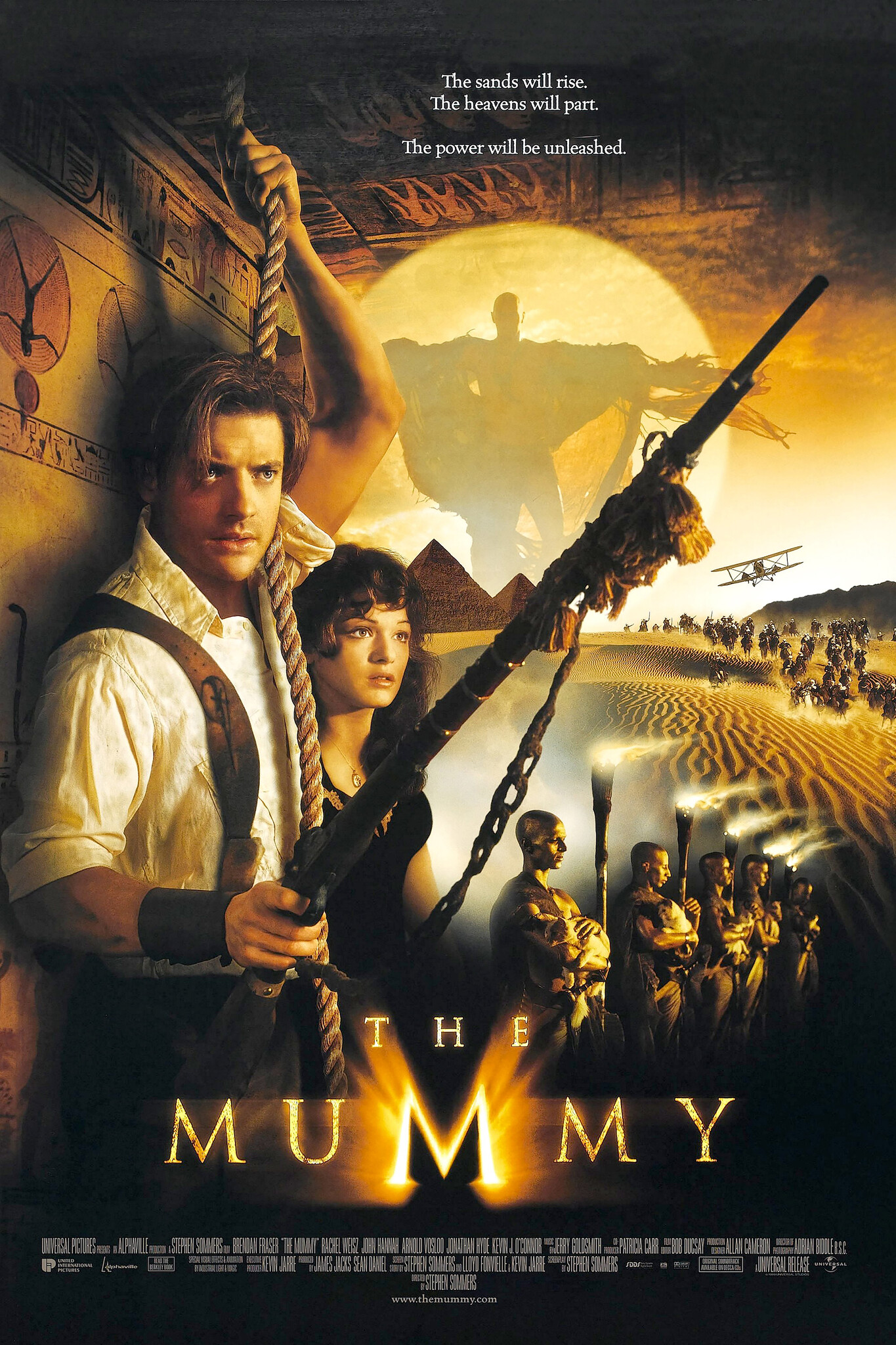 Poster-The Mummy, 1999, Originele Filmposter, Premium Print, Professioneel Fotopapier afbeelding