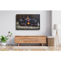 Schilderij - Metaalschilderij - Red Bull Racing, Formule 1, F1 - 120x80cm Schilderij - Metaalschilderij - Red Bull Racing, Formule 1, F1 - 120x80cm