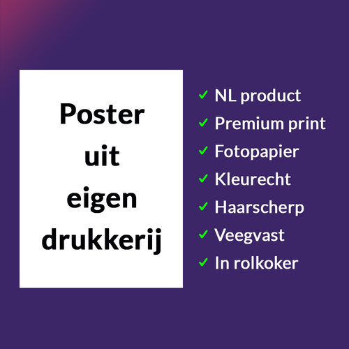 Karo-art Poster - Indianapolis Motorspeedway, 1909. 50x75cm,Premium Print, verpakt in stevige kartonnen rolkoker