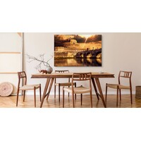 Schilderij - Prachtig zicht op het oude Rome, Italië, Premium Print - 70x50 cm