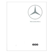 Verkaufskatalog Mercedes 600