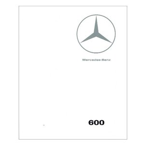 Sales catalog Mercedes 600