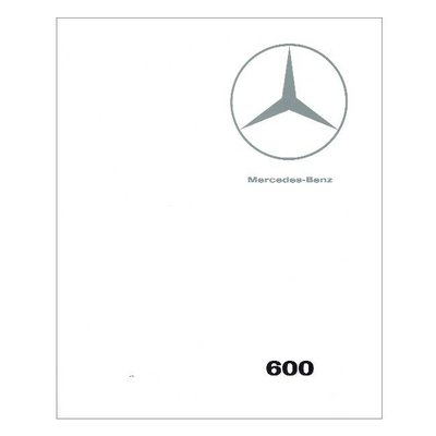 Verkaufskatalog Mercedes 600