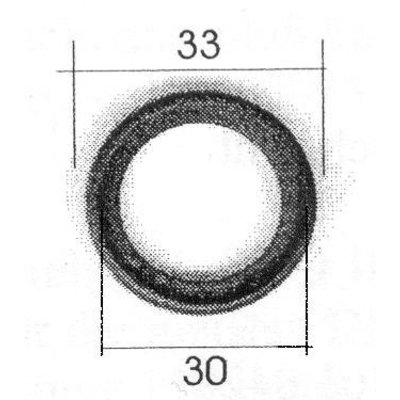 Rubber basis sluiting