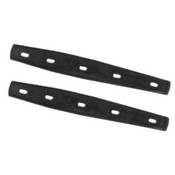 Set of rubber pads trunk lid hinge