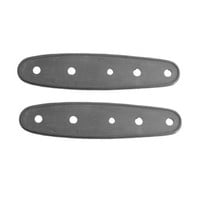 Rubber pads tailgate hinge