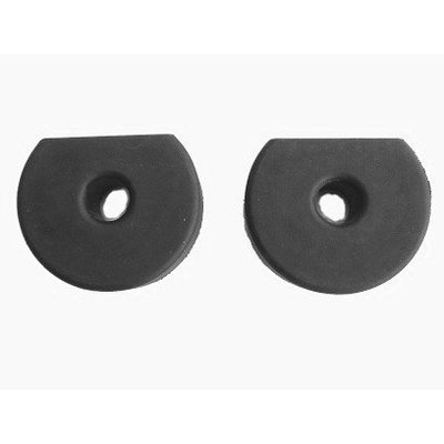 Rubber buffer rear spring mount