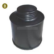 Metal brake fluid reservoir