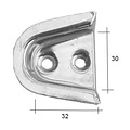 Counterpart door lock wedge small