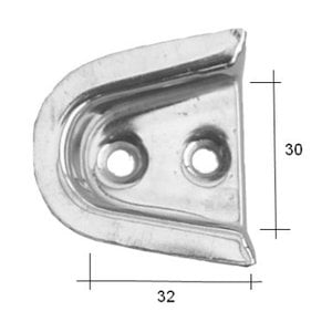 Counterpart door lock wedge small