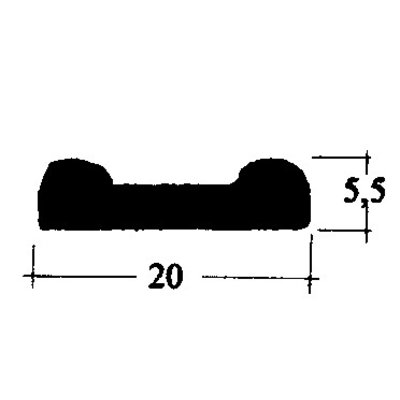 Hood rubber pad 170V ..