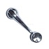 Window crank chrome-plated ponton