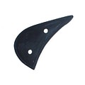 Rubber backing mirror left