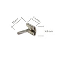 Mercedes Fastening clamp for decorative rod