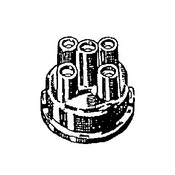 Distributor cap for suppressed distributor fingersr