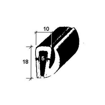 Rear window seal 170SAC