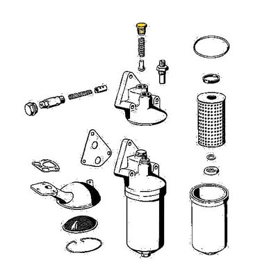 Screw plug oil pressure relief valve