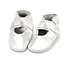 Baby Dutch Leren babyslofjes open zilver, Baby Dutch