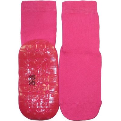 Ewers anti-slip sokken Stoppi uni fuchsia