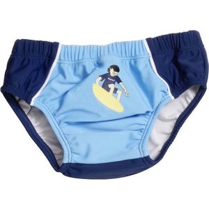 Playshoes zwemluier blauw met surfer