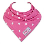 Skibz bandana bolletjes roze