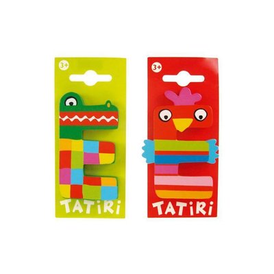 Tatiri houten letter E