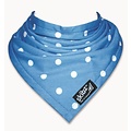 Skibz bandana blauw met witte stip