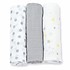 Lulujo swaddle hydrofieldoek medium Calming Grey