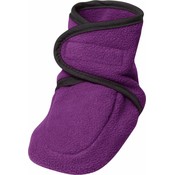 Playshoes fleece slofjes paars