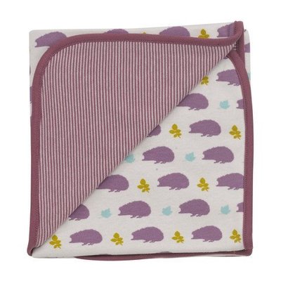 Organics for Kids eco deken Hedgehog plum