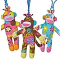 Print Pizzazz knuffel Sock Monkey Clip Ons