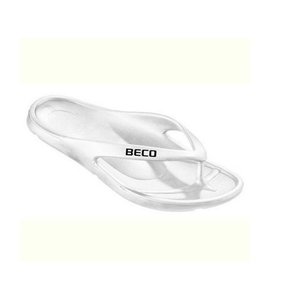Beco teenslippers met voetbed wit
