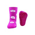 Ewers anti-slip sokken Stoppi smileys fuchsia