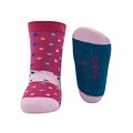 Ewers anti-slip sokken krabbelfix kat fuchsia