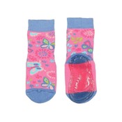 Ewers anti-slip sokken Stoppi softstep vlinders roze