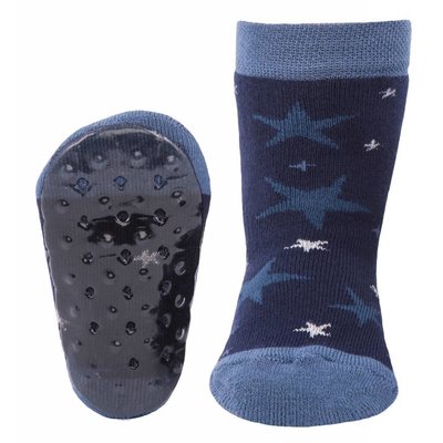 Ewers anti-slip sokken Stoppi marine sterren Op=Op