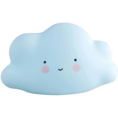 Nachtlampje Wolken lampje met usb kabel en batterijen( blauw)