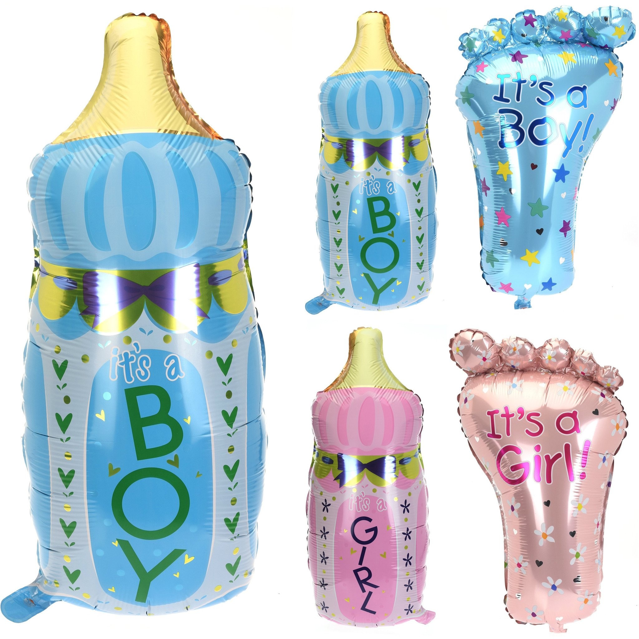 links betrouwbaarheid Vijf Helium ballon voor geboorte/ babyshower - LittleCool