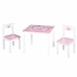 Roba 3 delig tafel en stoelen roze
